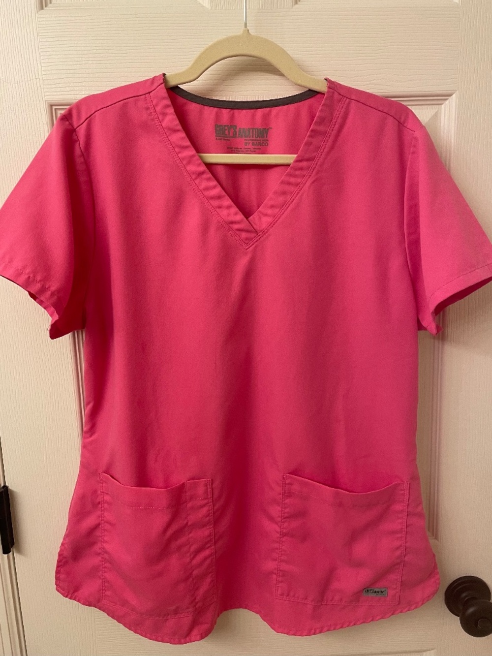 GREY'S ANATOMY Scrub Top ✰ Pink ✰ Size L